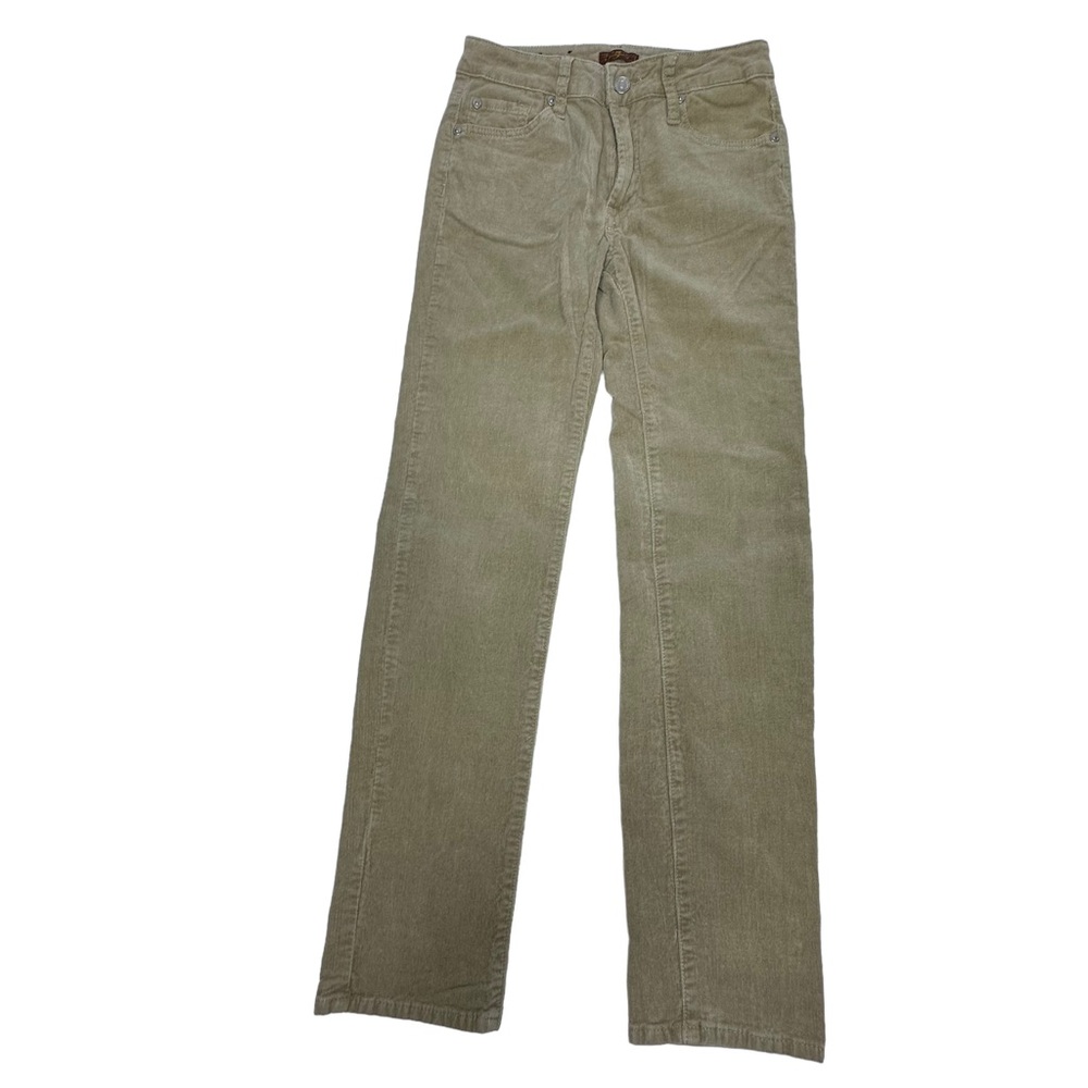 Boys 7 For All Mankind khaki Color Corduroy Pants 14 - Picture 7 of 8